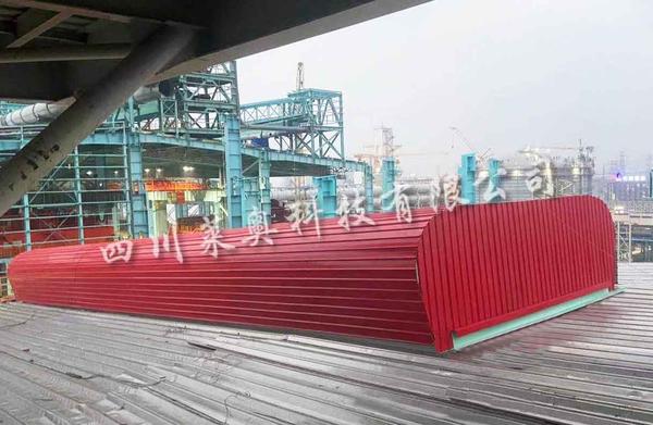 广西防城港Leo-3030n开敞式顺坡通风器施工工程
