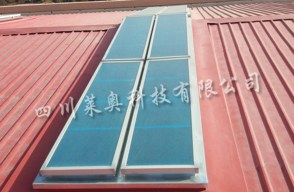 广西南宁连体式一字型电动采光排烟天窗施工工程,四川莱奥