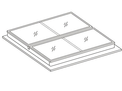 一字型采光排烟天窗