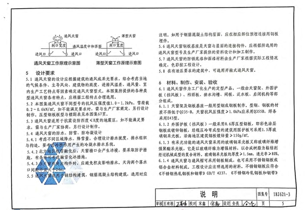 通风天窗图集：18J621-3《通风天窗》