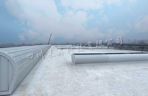 四川内江柔性芯片产业园开敞式通风器施工工程