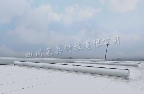 四川内江柔性芯片产业园开敞式通风器施工工程